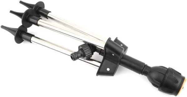 Automatic Rotating Garden Sprinkler with Adjustable Tripod - Efficient Lawn Watering System