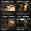 Wireless LED Under-Cabinet Light with Motion Sensor – Magnetic & Dimmable