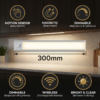 Wireless LED Under-Cabinet Light with Motion Sensor – Magnetic & Dimmable
