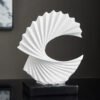 Elegant Spiral Sculpture - Modern Home Decor Art Piece for Living Room & Office