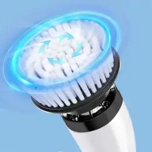 High‑speed rotating brush head of rechargeable cleaning scrubber