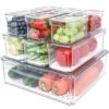 10-Piece Stackable Fridge Storage Container Set