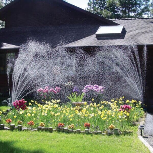 12-in-1 Garden Irrigation System - Adjustable 360-Degree Sprinkler for Efficient Watering