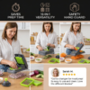 15-in-1 multifunction fruit & vegetable slicer – chop, dice & shred