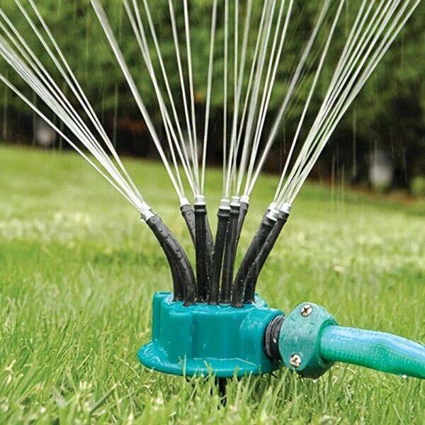 12-in-1 Garden Irrigation System - Adjustable 360-Degree Sprinkler for Efficient Watering