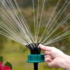 12-in-1 Garden Irrigation System - Adjustable 360-Degree Sprinkler for Efficient Watering