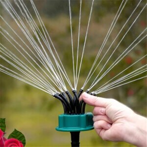 12-in-1 Garden Irrigation System - Adjustable 360-Degree Sprinkler for Efficient Watering