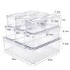 10-Piece Stackable Fridge Storage Container Set