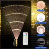Solar Firework Lights Details Solar firework lights details: 200 LEDs, copper wire, easy hang hook, remote control, USB charging port