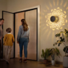 Solar Mandala Wall Light - IP65 Waterproof LED Outdoor Garden Fence Lamp