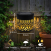 Solar Mandala Wall Light - IP65 Waterproof LED Outdoor Garden Fence Lamp