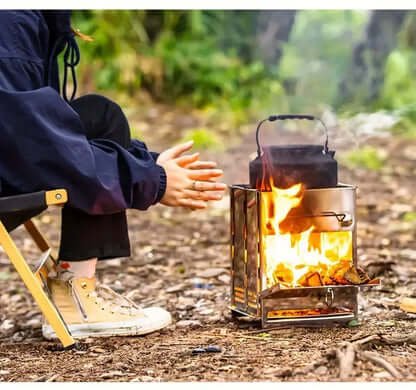 Camping Stove – Portable Wood-Burning Cooker for Outdoor Cooking