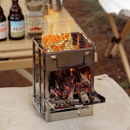 Camping Stove – Portable Wood-Burning Cooker for Outdoor Cooking