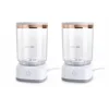 2 Pack Electric Paint Brush Cleaner 2 Pack Rechargeable Electric Paint Brush Cleaner transparent cup automatic art brush washe