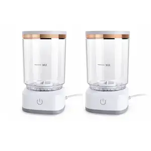 2 Pack Electric Paint Brush Cleaner 2 Pack Rechargeable Electric Paint Brush Cleaner transparent cup automatic art brush washe