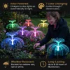 Four Key Features Solar Fibre Optic Firework Stake Lights solar fibre optic firework stake lights solar powered 7 colour changing weather resistant long runtime uk outdoor garden decor