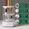 Electric Paint Brush Cleaner Rechargeable Electric Paint Brush Cleaner automatic vortex art brush cleaning cup with one button control