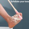 Pink Exfoliating Toe Crevice Cleaning Brush UK UK exfoliating toe crevice cleaning brush for foot care